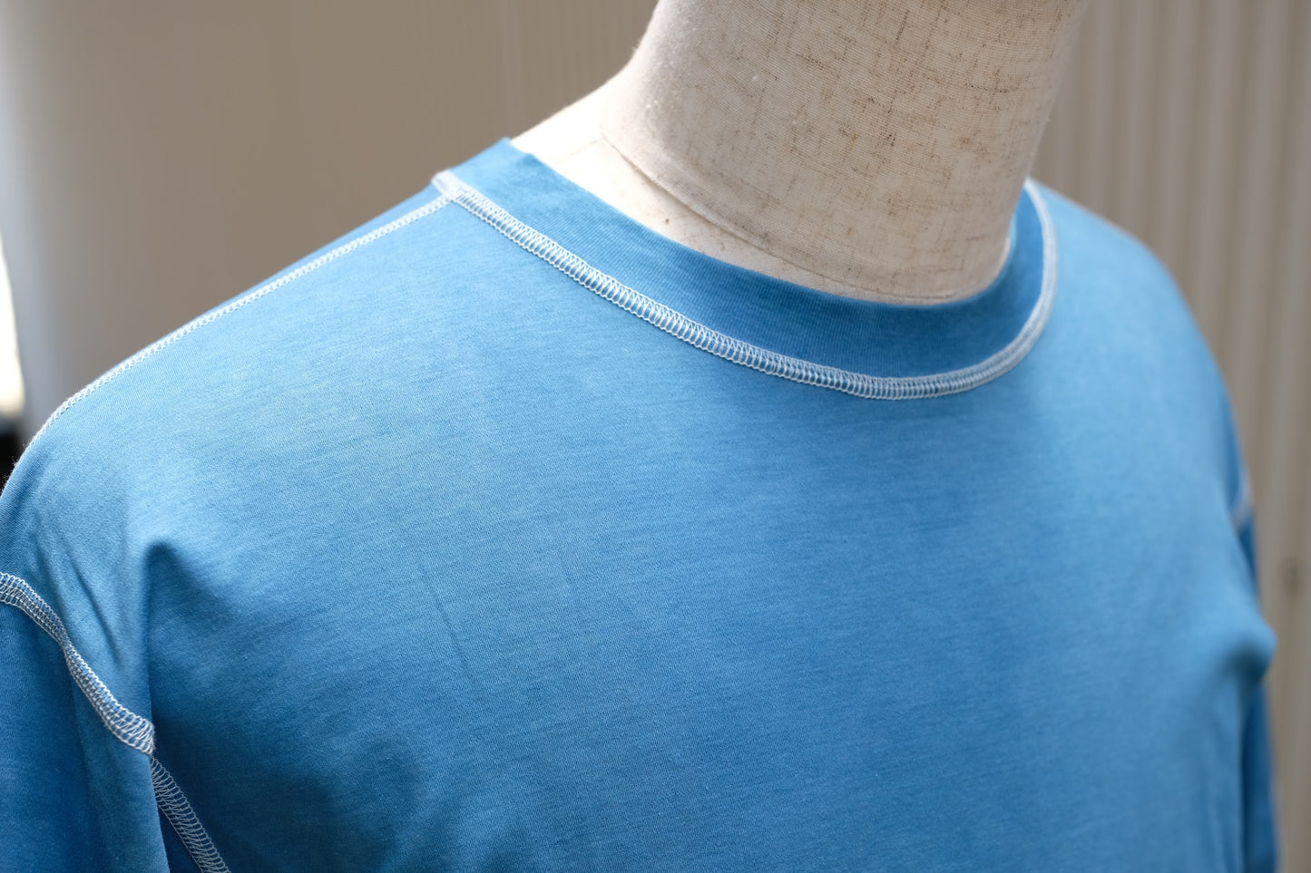 ＜コラボ商品＞あおもり藍【裏表前後なし】MENS ∞ ドレスTシャツ～サイズ【M】～